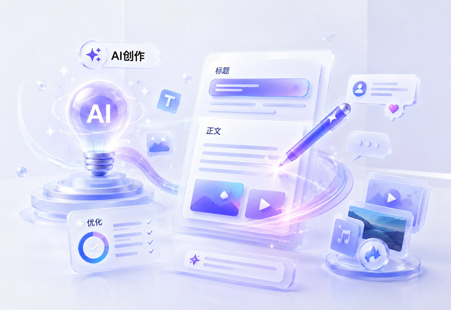 CreatorStudio AI 创作工作区预览